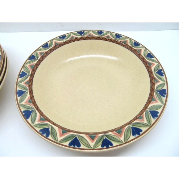 Mikasa Potter's Touch Sausalito Soup Bowls 8.25" Discontinued Pattern set of 4 - Picture 12 of 12